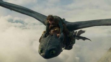 Una imagen de la película "Cómo entrenar a tu dragón".