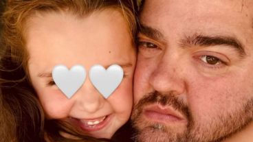 El conductor le dedicó unas sentidas palabras a su hija que cumplió seis años