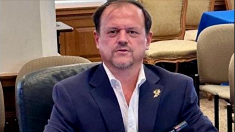 El referente santafesino, Sergio Aladio.