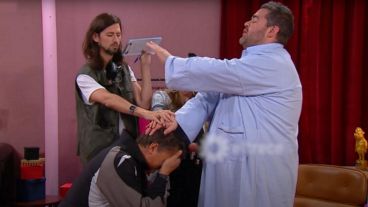 Darío Barssi y Ezequiel Campa en "Ahora Caigo".