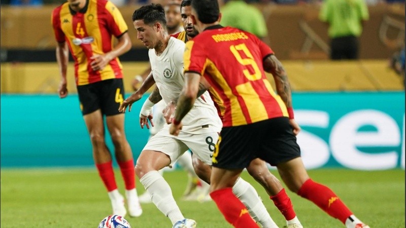 Enzo Fernández dio dos asistencias en la goleada del Chelsea.