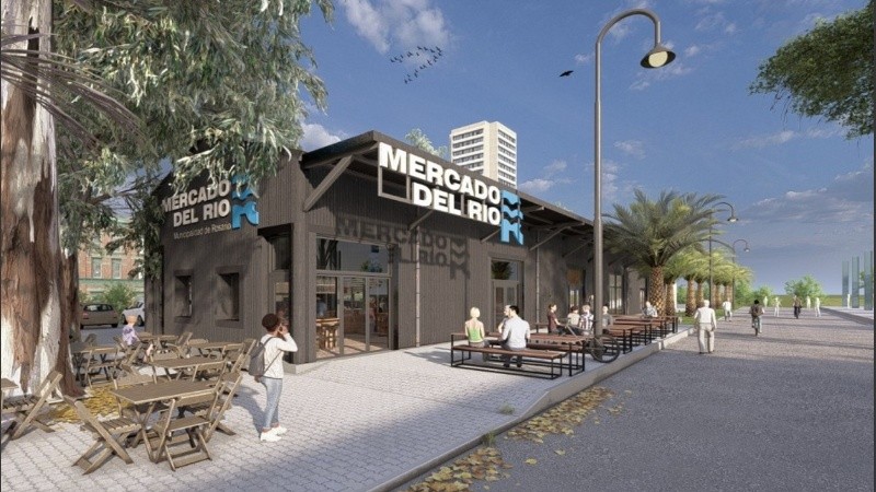 Asi se verá el Mercado del Río.