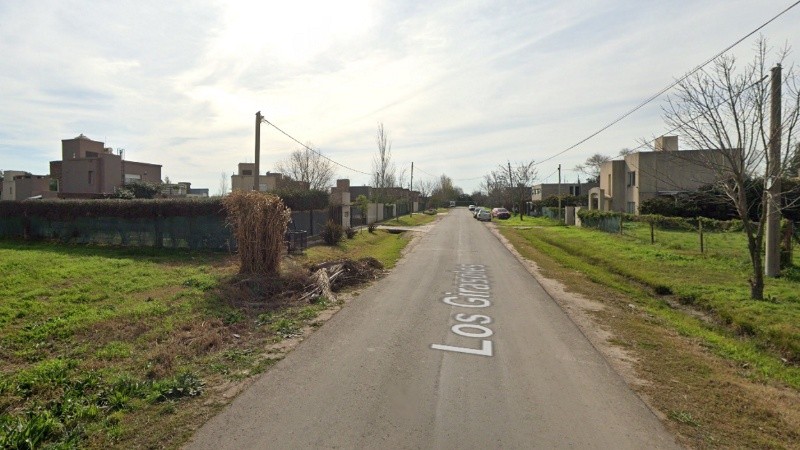 La cuadra donde tuvo lugar el robo del pasado sábado.