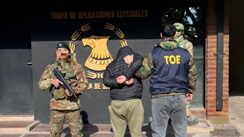 Martínez fue detenido el martes pasado en la vía pública.