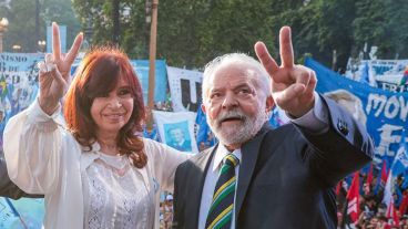 Cristina Kirchner y Luiz Inácio Lula da Silva.