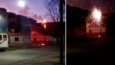 Chispazos en el tendido eléctrico y cortes de luz en distintos puntos de la ciudad por la suba del consumo en medio de la ola polar.