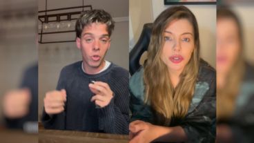 Santi Maratea y Florencia Freijo.