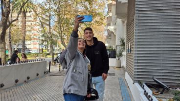 El delantero Alejo Véliz está en el país y se declaró "ansioso" por sumarse a Rosario Central.