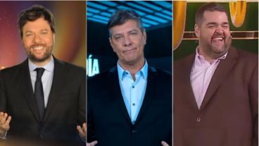 Guido Kaczka, Mario Pergolini y Darío Barassi.