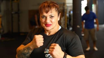 La exboxeadora Alejandra Locomotota Oliveras.