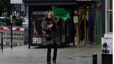 Imagen de archivo de un día gris en Rosario.