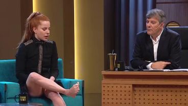 "Una vez prendí un fogón con los dedos de los pies", contó. 