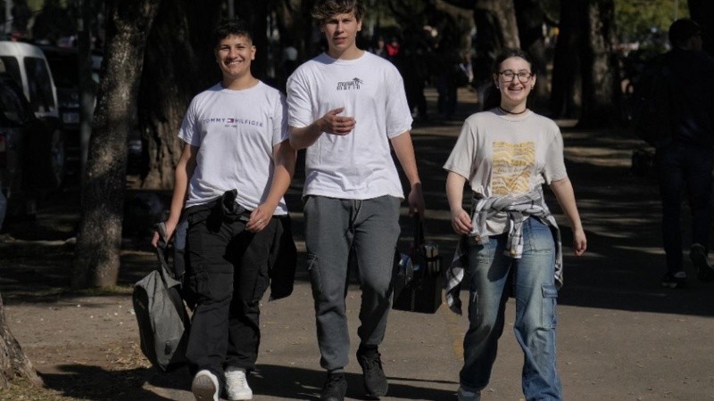 Postales de la celebración del Día del Amigo en Rosario.
