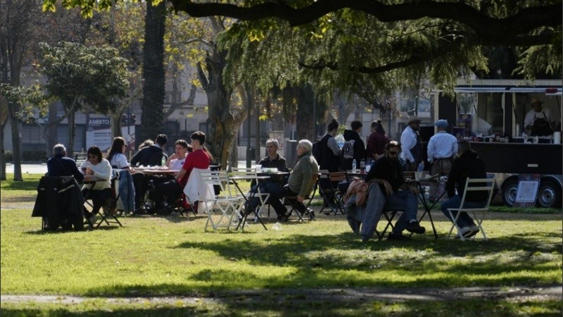 Postales de la celebración del Día del Amigo en Rosario.