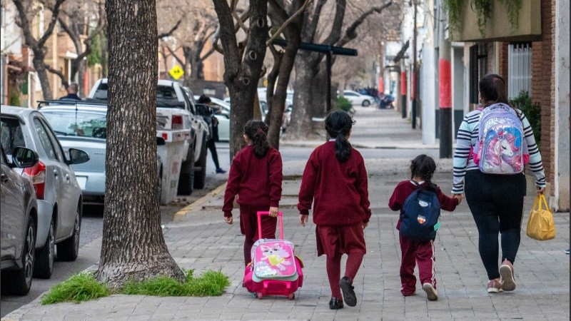 Frío pero no tanto en este lunes en el que se retoman las clases.