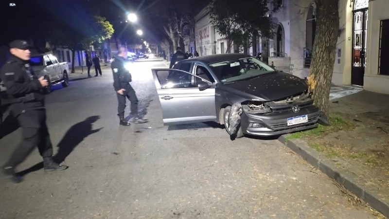 Las víctimas estaban adentro del auto.