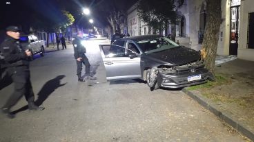 Las víctimas estaban adentro del auto.
