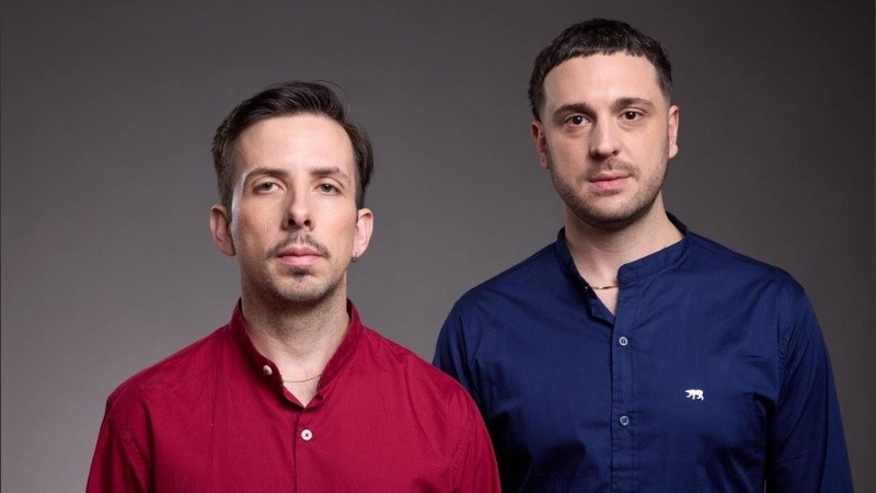 El dúo integrado por Esteban Fioroni (viola) y Javier Mas (piano).