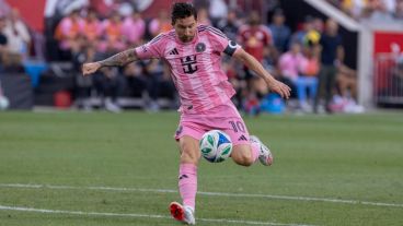 Messi espectacular en la goleada de este sábado.