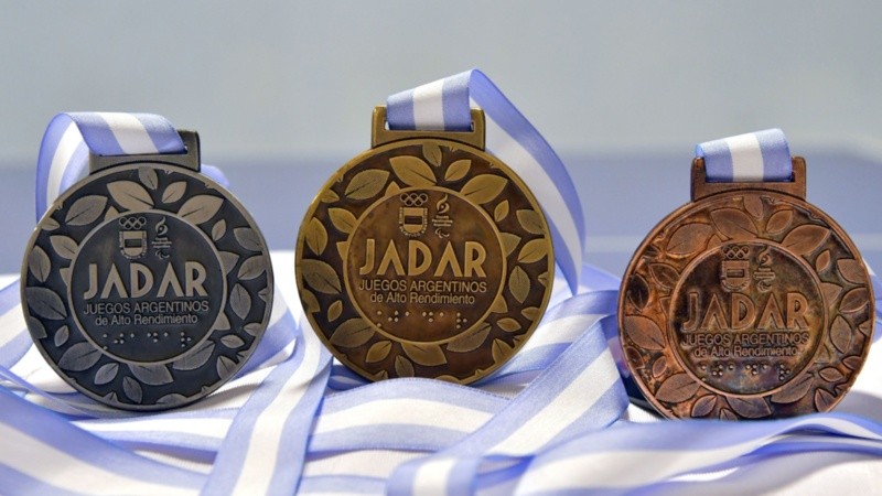 Presentaron las medallas de los Juegos Argentinos de Alto Rendimiento Rosario 2025.