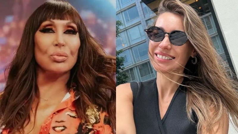 Moria Casán y Pampita Ardohain.