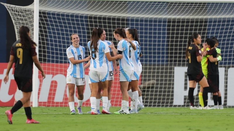 El gol llegó sobre el final.