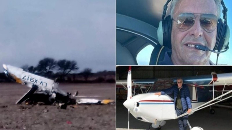 El intendente de la localidad cordobesa de Reducción, Jorge “Cacho” Grazziano, falleció tras estrellarse la avioneta.