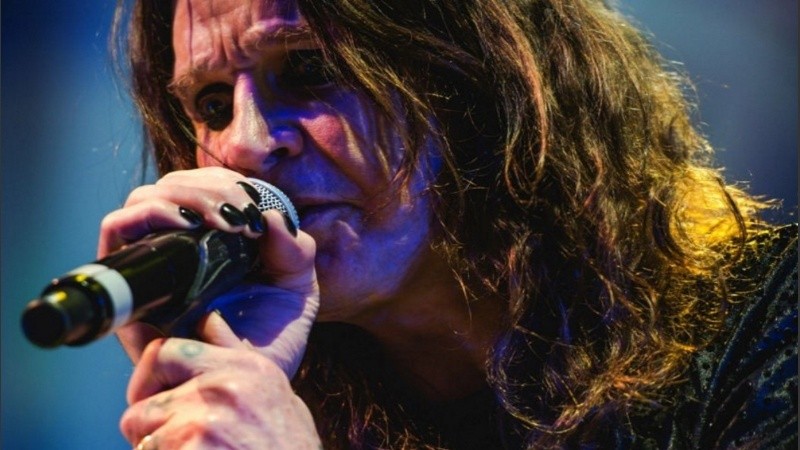 Ozzy en el último show que dio en Córdoba