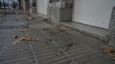 El lugar donde fue atacado Ramírez.