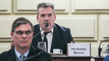 Marcos Peyrano, titular del bloque libertario
