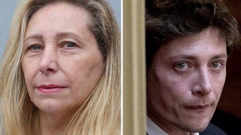 Karina Milei y Santiago Caputo.