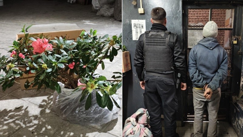 El hombre dijo estar en situación de calle.