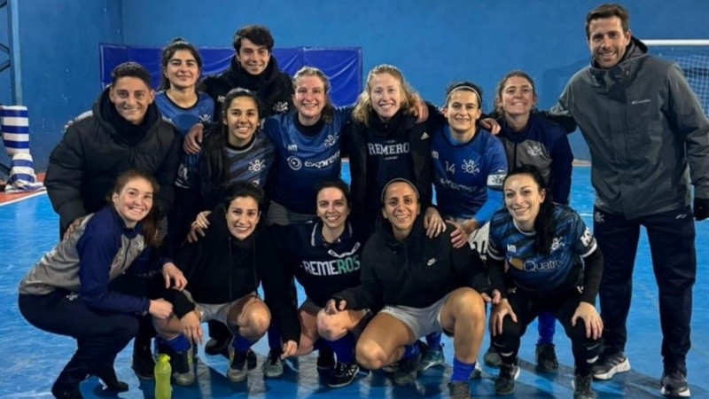 El equipo de futsal femenino.