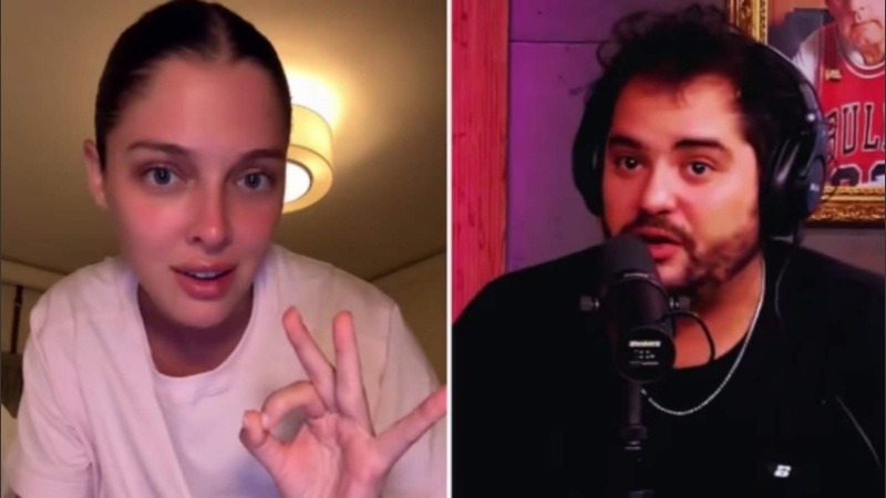 La influencer disparó contra su ex.