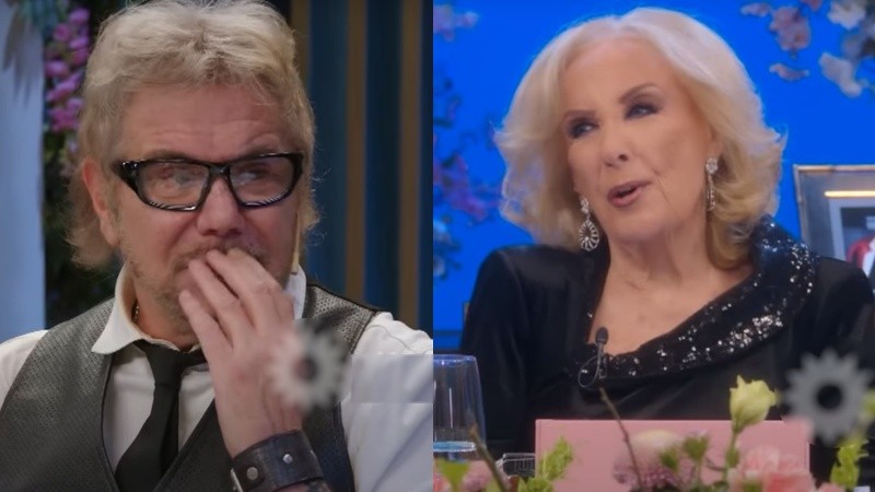 Beto Casella y Mirtha Legrand.