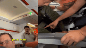 Otro pasajero registró todo el hecho con su celular y el video se viralizó en redes.