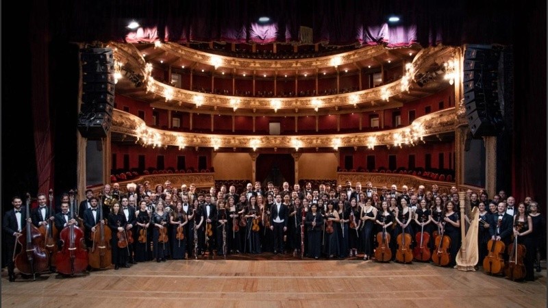 La Orquesta Sinfónica Provincial de Rosario.