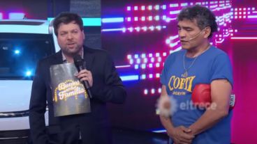 Guido Kaczka junto a Jorge Roña Castro.