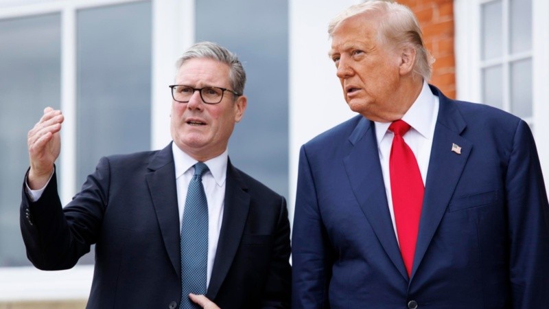 El primer ministro británico, Keir Starmer, habló del tema con Trump en Escocia.