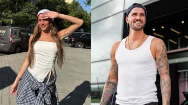 Tini Stoessel y Rodrigo De Paul.