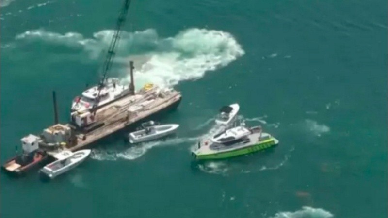 El lugar de la tragedia.