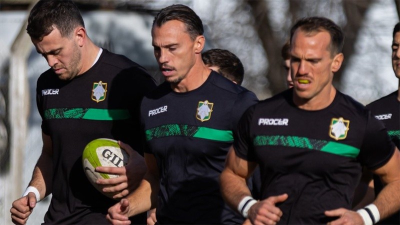 Imhoff y Boffelli volvieron a casa y compartieron este sábado en Las Delicias.