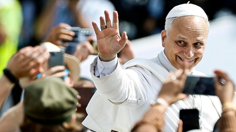 El Papa este domingo en la explanada romana de Tor Vergata.