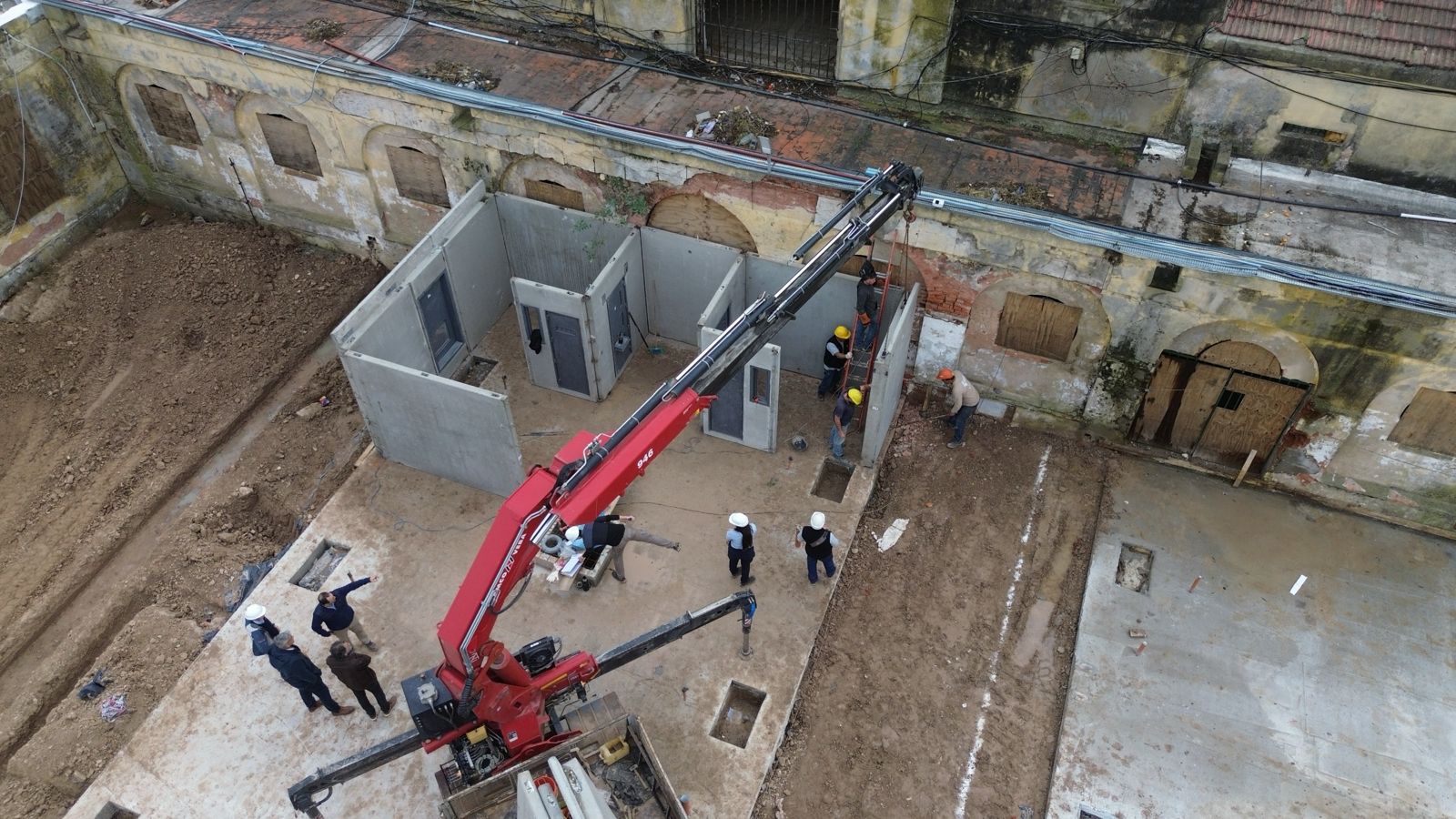 La obra alcanzó un 28 % de avance.