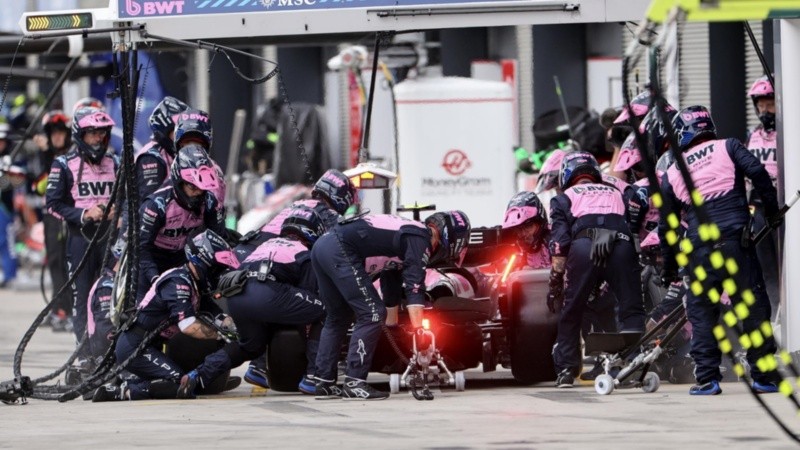 Una de las dos detenciones de Colapinto en el Gran Premio de Hungría: ¿qué pasó?