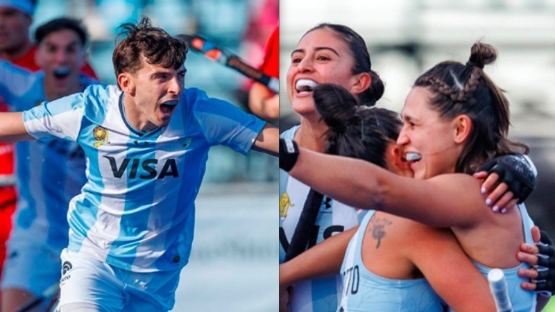 Ambos equipos albicelestes redondearon torneos brillantes.