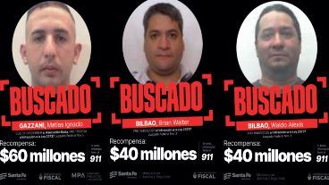 Los criminales más peligrosos que busca el gobierno de Santa Fe.