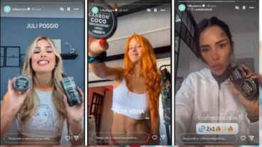 Las personalidades que se mostraron en las redes sociales de la marca incluyen a las influencers Cande Tinelli, Juli Poggio, Matias Alé, Barbie Vélez y Flor Vigna, entre otros.