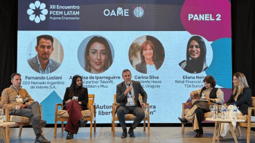 Pie de foto: Luciani (MAV), Neira (TSA Bursátil), Galíndez (Rosario3), Iparraguirre (Legal Partner Tokenfit) y Silva (Havas Group Uruguay)