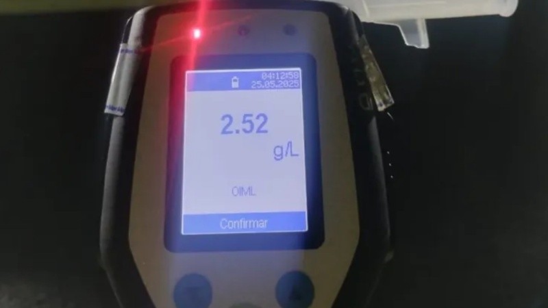 Hubo casos en los que la graduación alcohólica detectada en conductores excedió los 2,01 g/L.